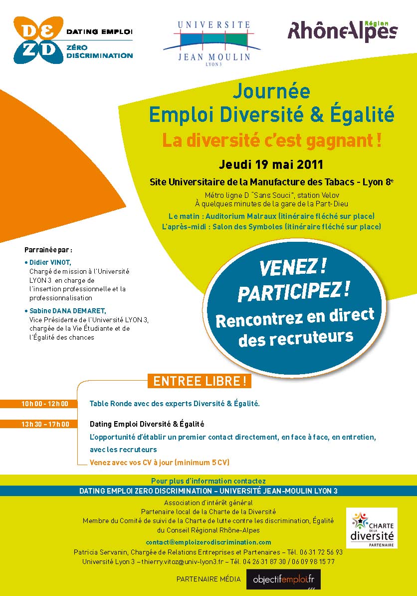 Journ�e Emploi Diversit� & �galit�