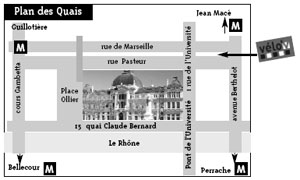 Plan des quais