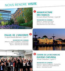 Visuel Nous rendre visite site de Lyon - Universit� Jean Moulin Lyon 3
