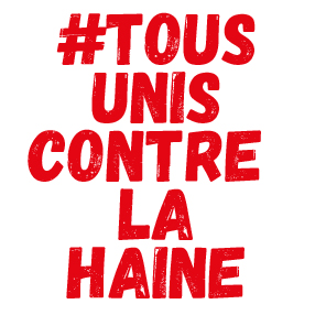 #Tous unis contre la haine   Semaine d'éducation et d'actions contre le racisme et l'antisémitisme   Du 18 au 24 mars