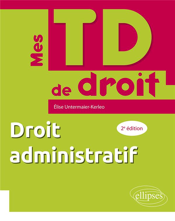 Droit administratif (2e édition) 