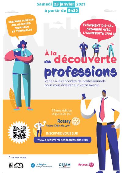 A la découverte des professions - édition 2021