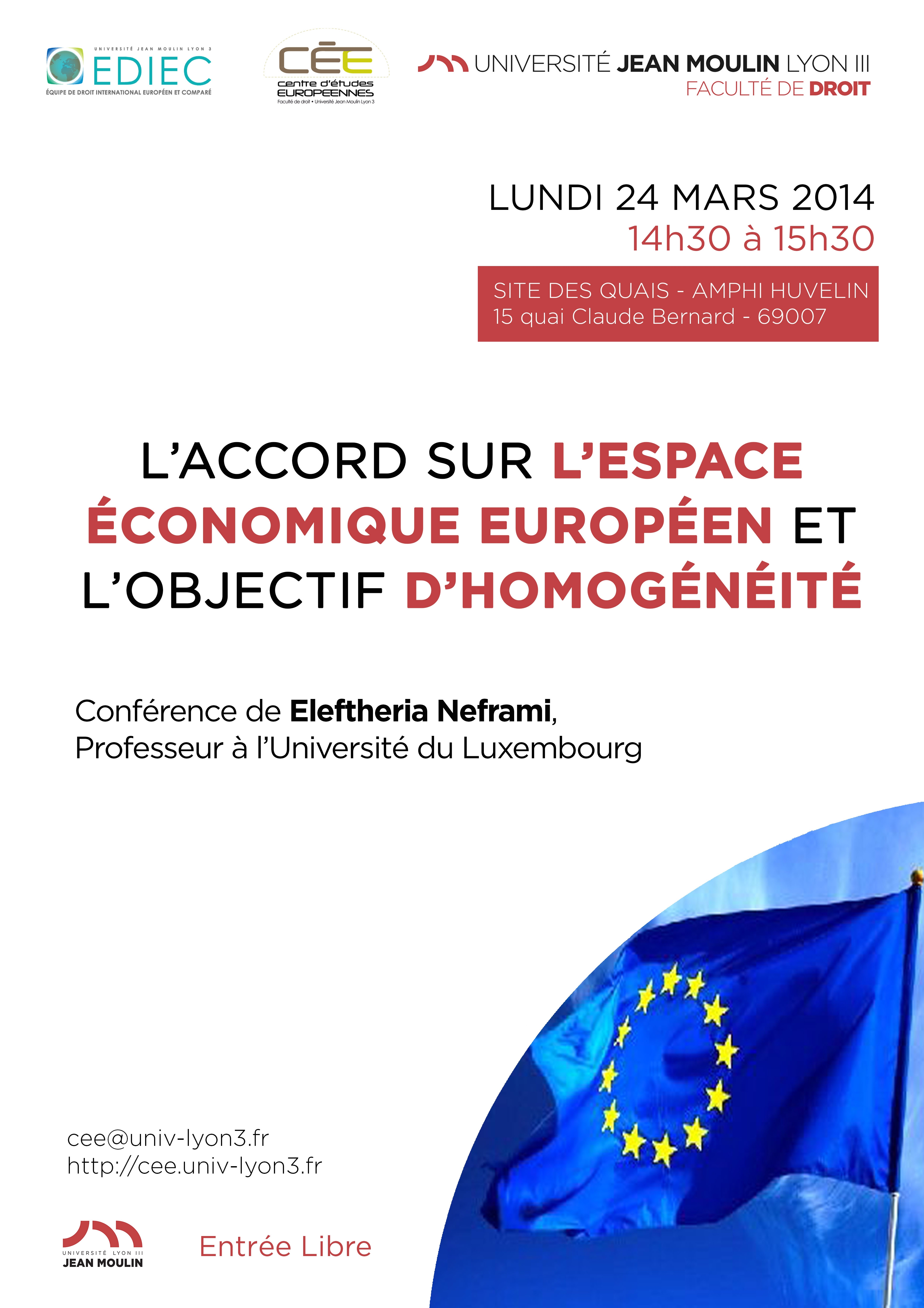 Conférence Espoir Eco européen affiche