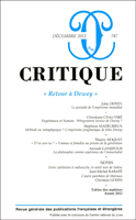 Revue Critique - Retour à Dewey