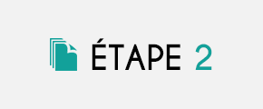 Étape 2