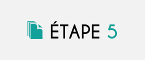 Étape 5