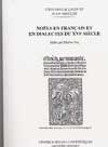 Noël en français et en dialectes du XVIe siècle