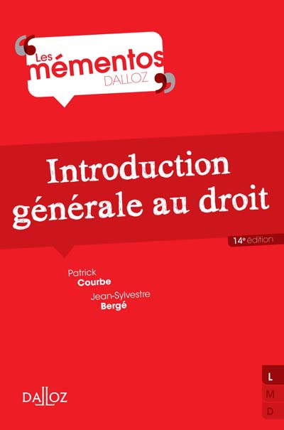  Introduction générale au droit