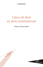 Couverture publication l'abus de droit en droit constitutionnel