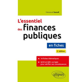 L’essentiel des finances publiques en fiches