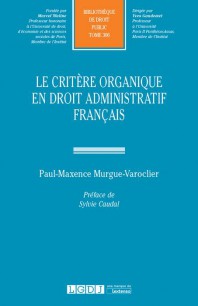le critere organique