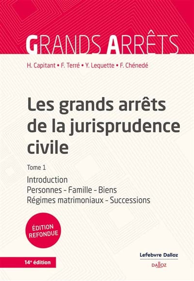 les-grands-arrets-de-la-jurisprudence-civile