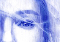 Nuances de bleu   Illustration de Dominique SIMON