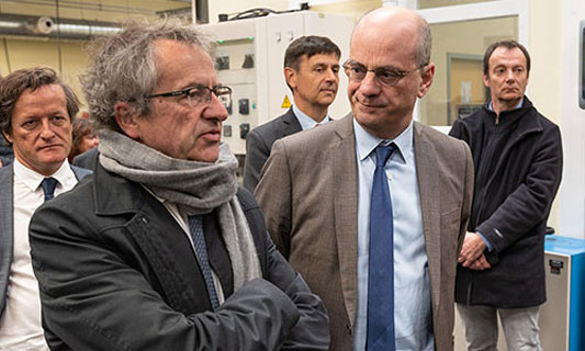 Jacques Comby et Jean-Michel Blanquer