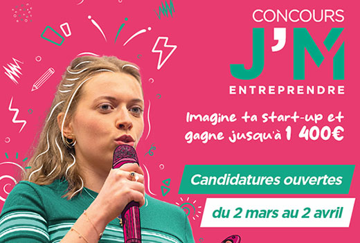 Appel à candidatures - Concours J'M Entreprendre 2023