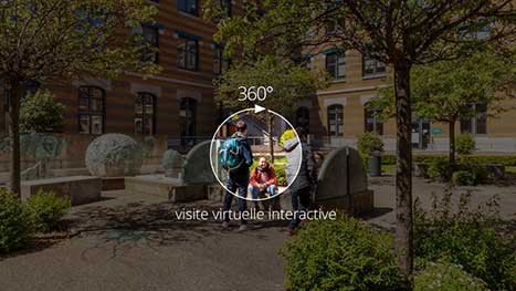 Visite virtuelle interactive du campus de la Manufacture des Tabacs